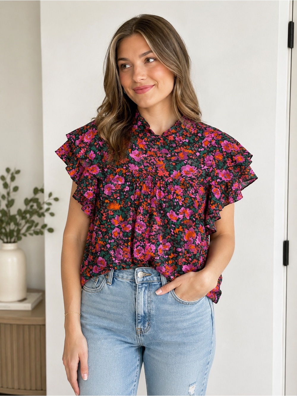 Jodifl Blouse/Babydoll Dress (small)
